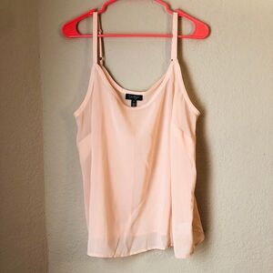 Women's Plus Size 2X Sheer Cami w/ Adjustable Straps Fairy Coquette